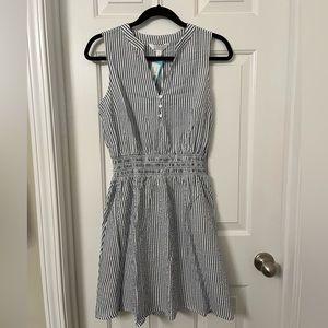 Stitch Fix Market & Spruce Sleeveless Smocked Waist Seersucker Dress